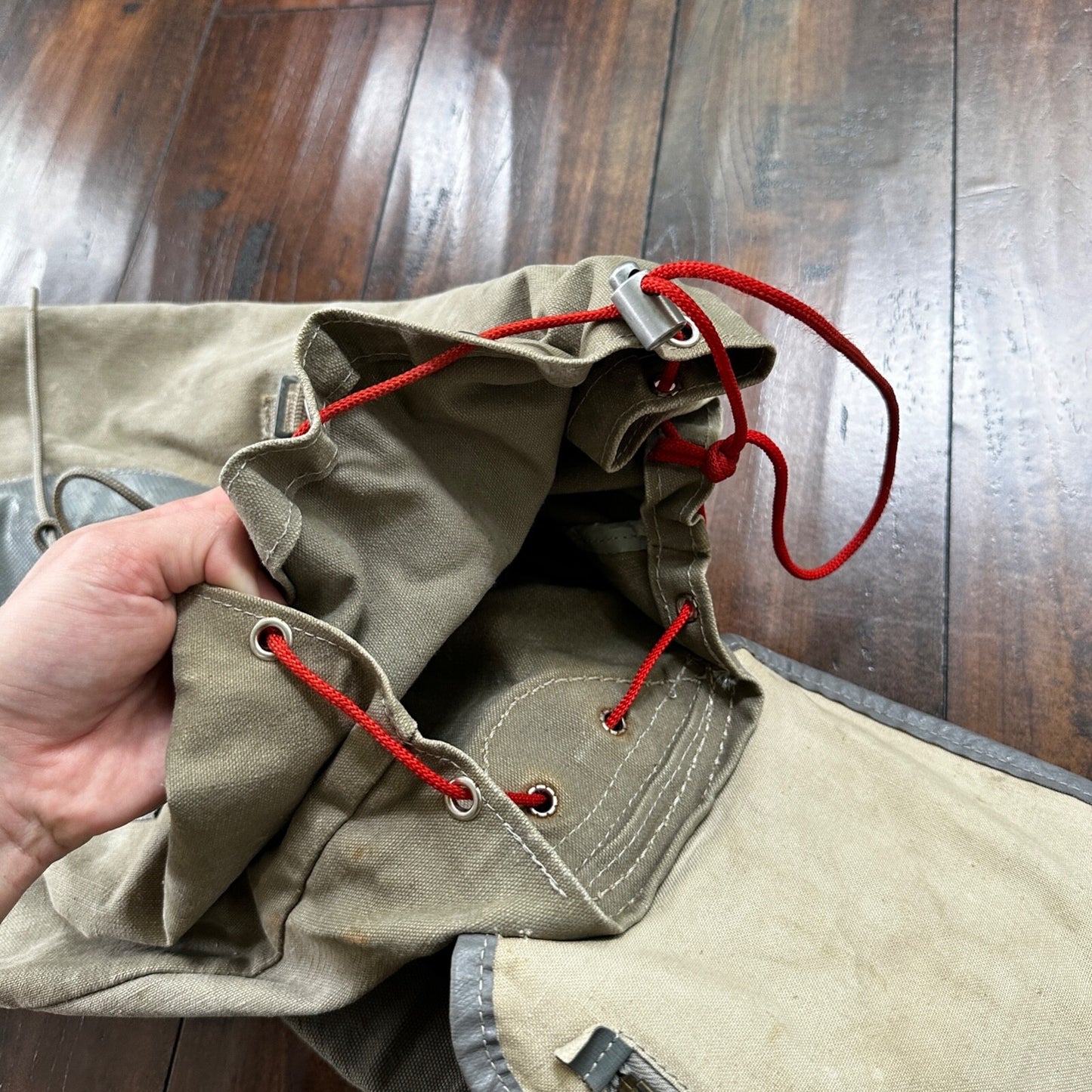 Millet Le Sherpa Mountain Hiking Rucksack Walter Bonatti 1950's Canvas Bag 50s