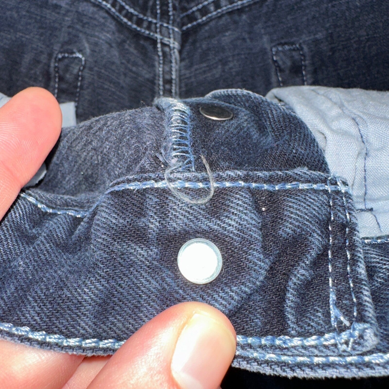 Levis 501 Vintage 90s Mexico Straight Leg Jeans 30x32 Y2K Dark Wash Act 29x31