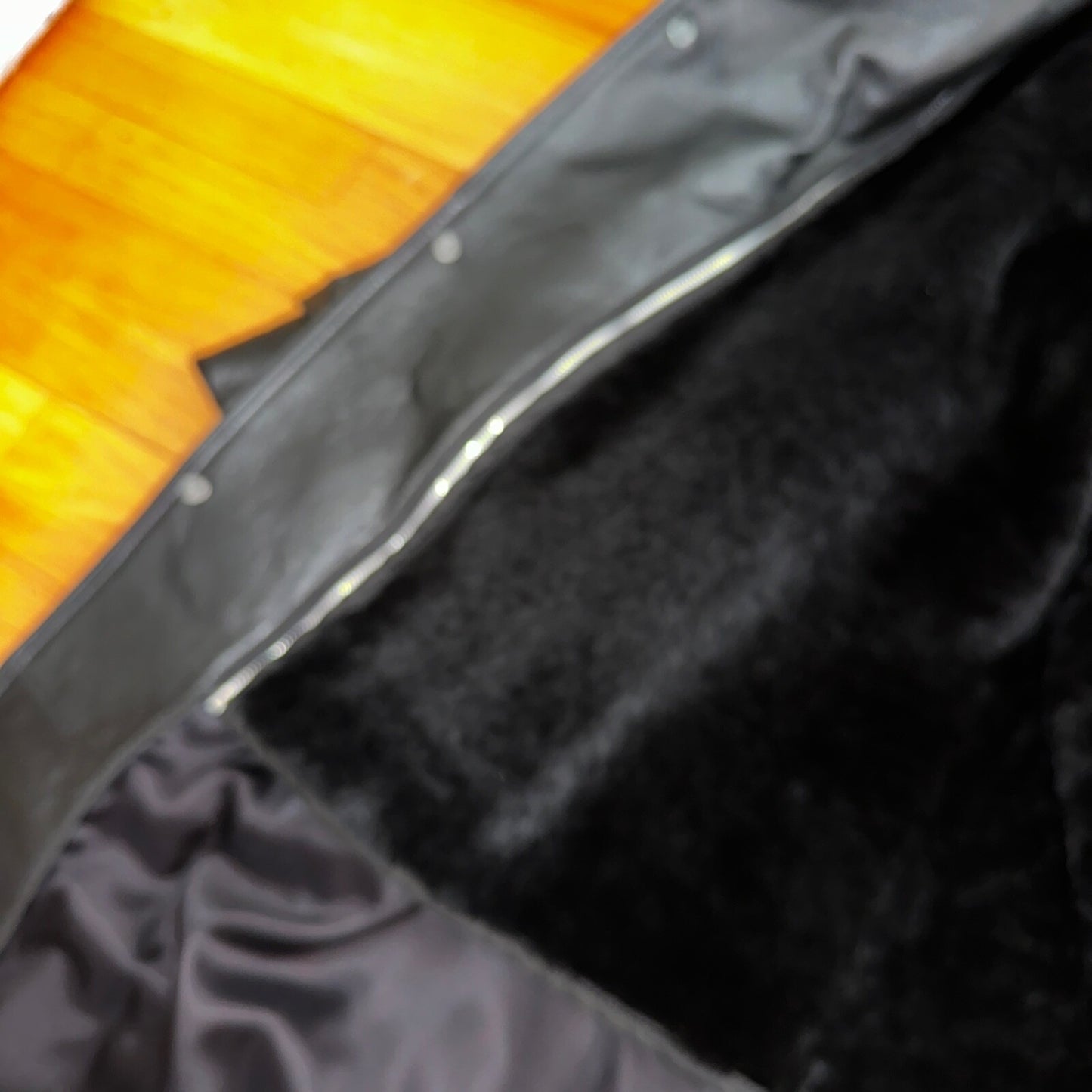 VTG Mens Long Length Vintage Leather Military Duster Custom Made Lined 1980s