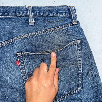 Levis 501 Vintage 70s SS Redline Selvedge USA XX Jeans Med Wash 48x30 Act 43x26