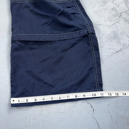 Vintage Trans Nine Rave Y2K Navy Blue Wide Leg Retro Pants Womens 30 x 30