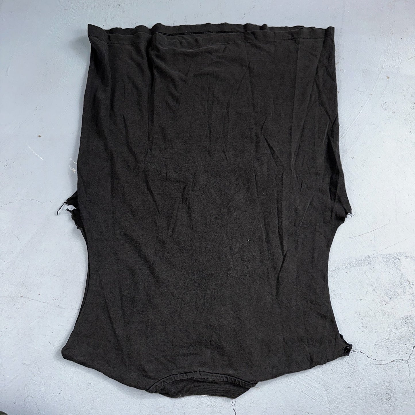 Super Hero Chopped Cut Sewn Custom VTG T Shirt Hanes 80s Beefy Rare Fun Batman