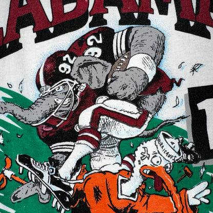 Alabama 1992 VTG National Champions T Shirt Single Stitch L Football Sports RARE