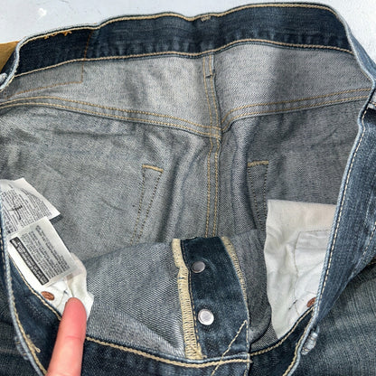 Levis 501 Y2K XX Straight Leg Jeans Blue VTG Med Wash 36x32 Act 36x31