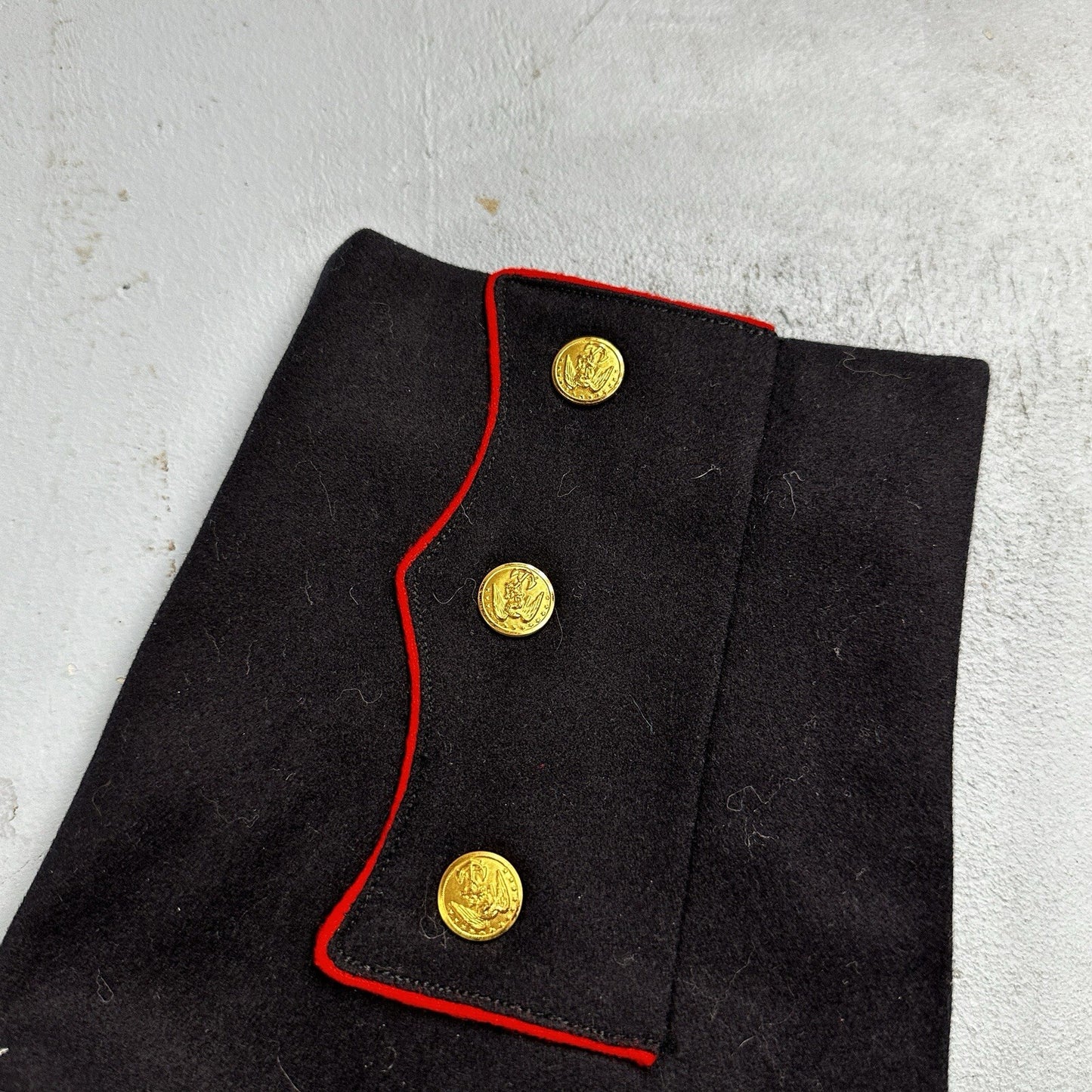 VTG Authentic WWII Paramarine United States Marine Corp Dress Blue Jacket USMC