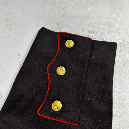 VTG Authentic WWII Paramarine United States Marine Corp Dress Blue Jacket USMC