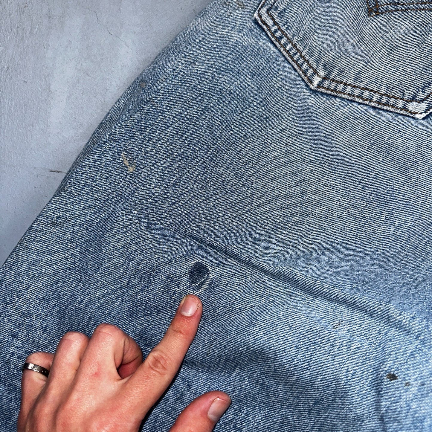 Levis 501 Vintage 90s XX Straight Leg Jeans Y2K Light Wash 40x36 Act 38x31