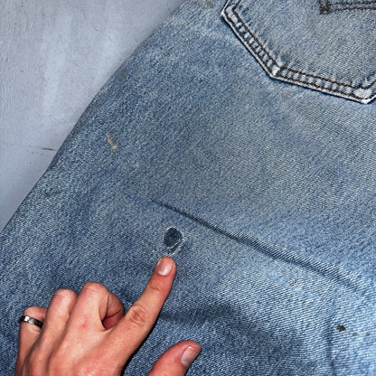 Levis 501 Vintage 90s XX Straight Leg Jeans Y2K Light Wash 40x36 Act 38x31
