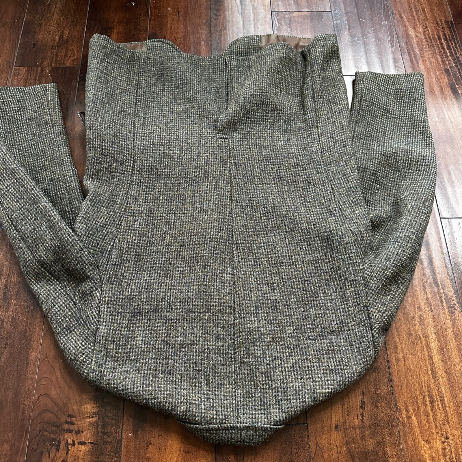 VTG Harris Tweed Sport Coat Mens 42 Scottish Wool Blazer Button Cricketer 70s