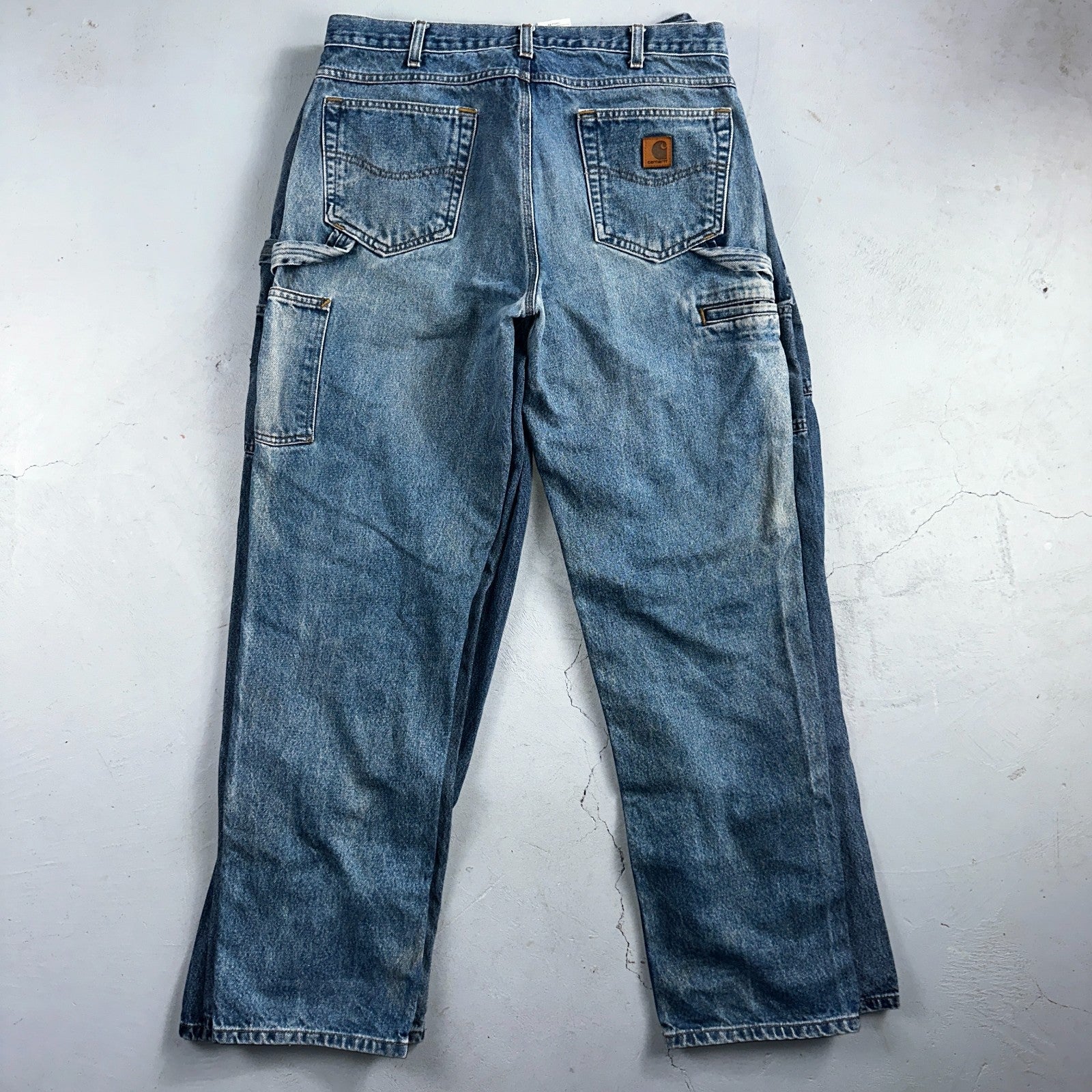 Carhartt B171 B13 DST Carpenter Jeans Relaxed Faded Pants 36x34 Lot of 3