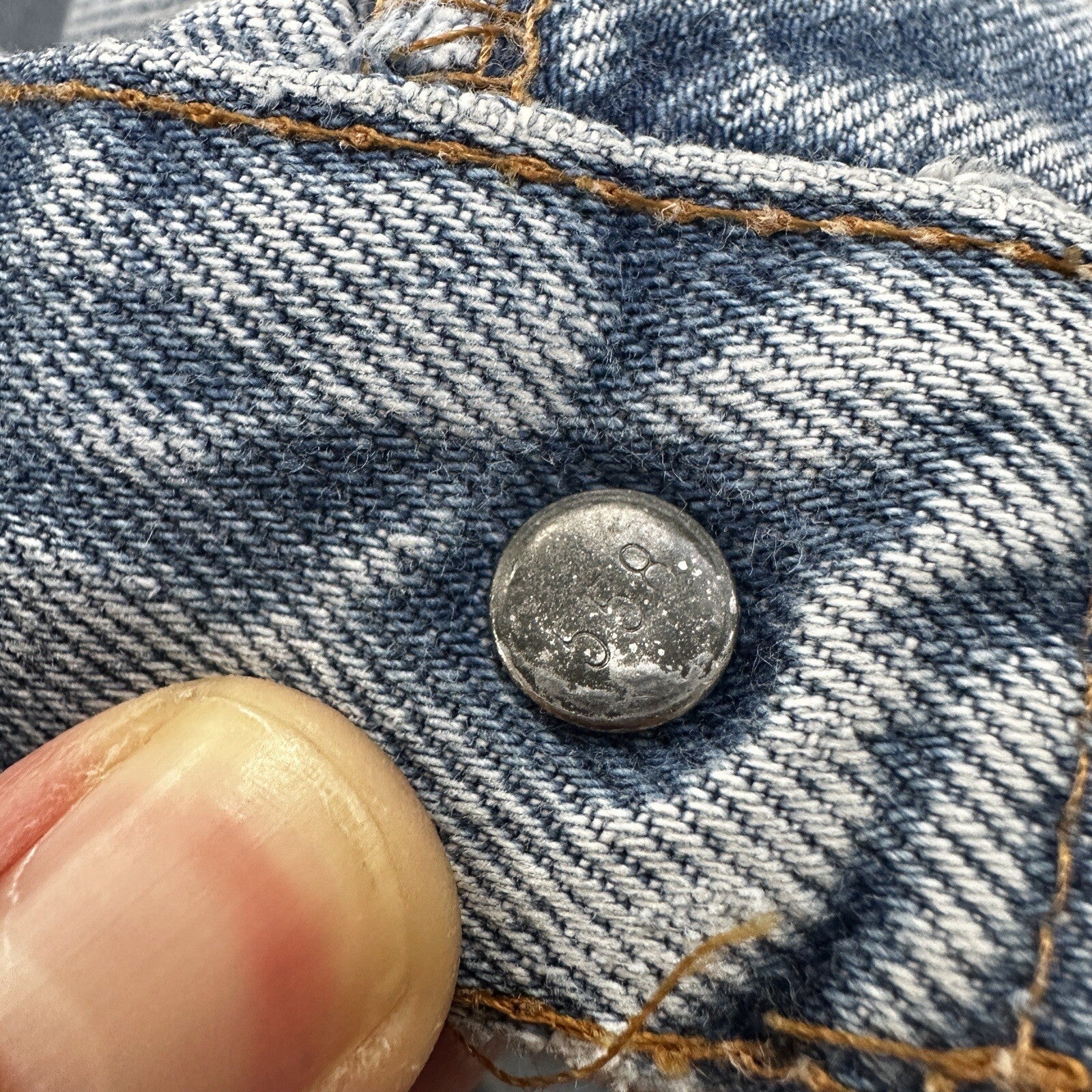 Levis Vintage 80s Redline Selvedge USA 501 XX Jeans 66 70s 36x32 Act 32x28