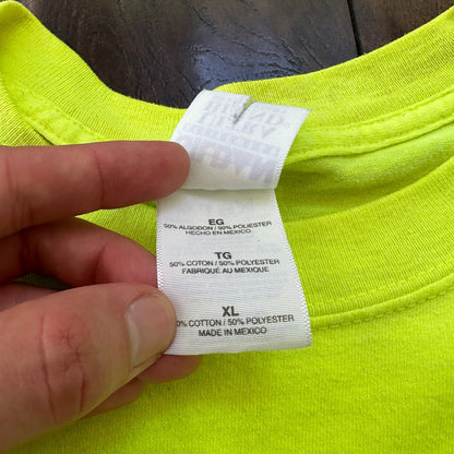 Cats XL Highlighter Vintage T Shirt Y2K Gildan Cute Animals Love Hipster Yarn