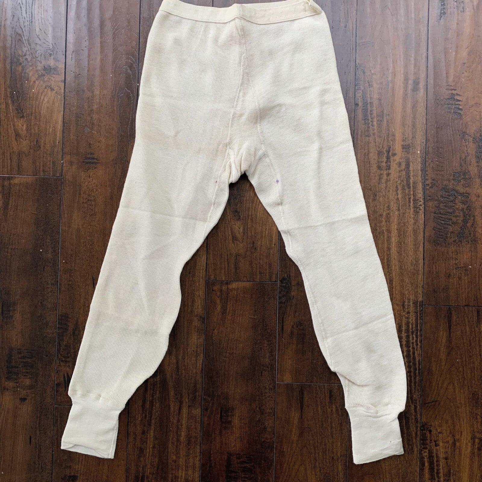 Vintage Atlas Flamebeaters Thermal Pants Mens Cotton Steve McQueen Movie 70s