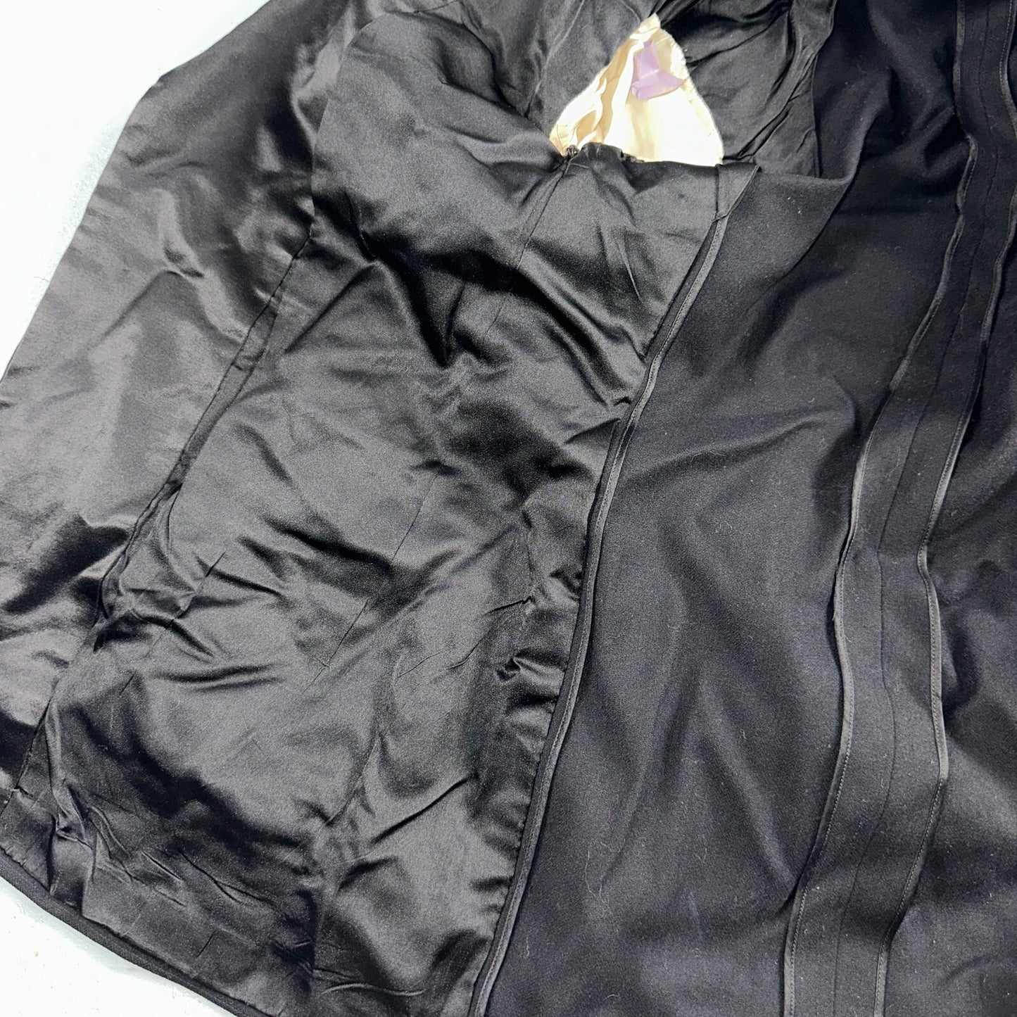 VTG 1920s Mens 1 PC Suit Tuxedo Coat Jacket Pants Black 20s 30s Antique