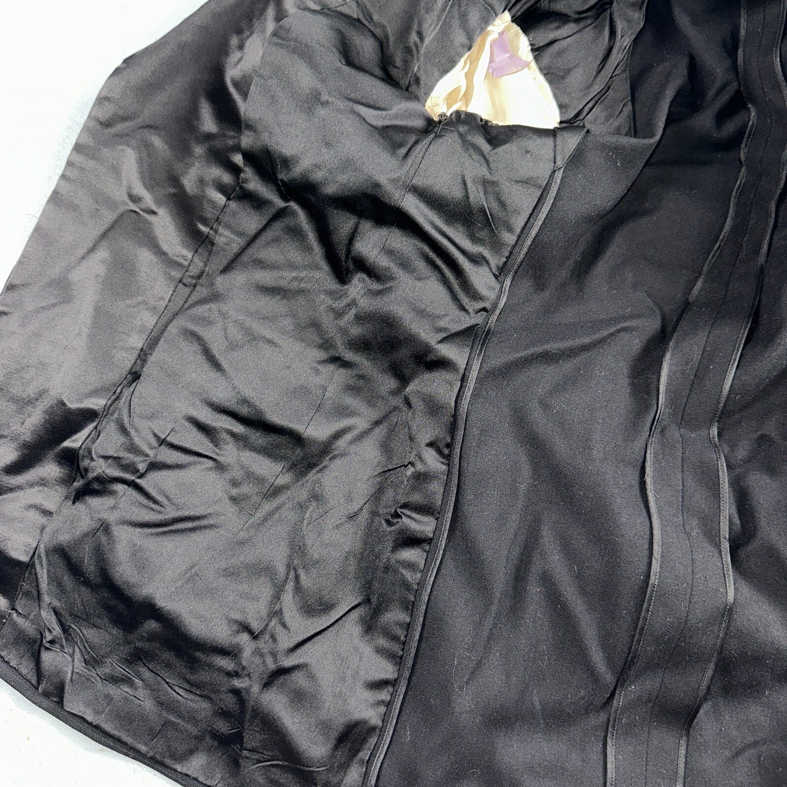 VTG 1920s Mens 1 PC Suit Tuxedo Coat Jacket Pants Black 20s 30s Antique