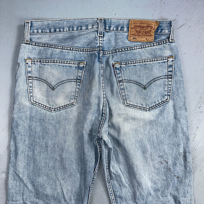 Levis 501 Vintage 90s Poland Straight Leg Jeans Blue Light Wash 36x32 Act 34x31