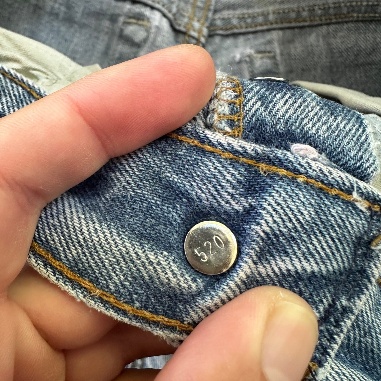 Levis 501 Vintage 90s Straight Leg XX USA Jeans 32x36 Thrashed Wash Act 30x31