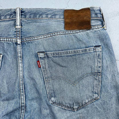 Levis 501 Y2K XX Straight Leg Jeans Blue VTG Light Wash 36x30 Act 38x29