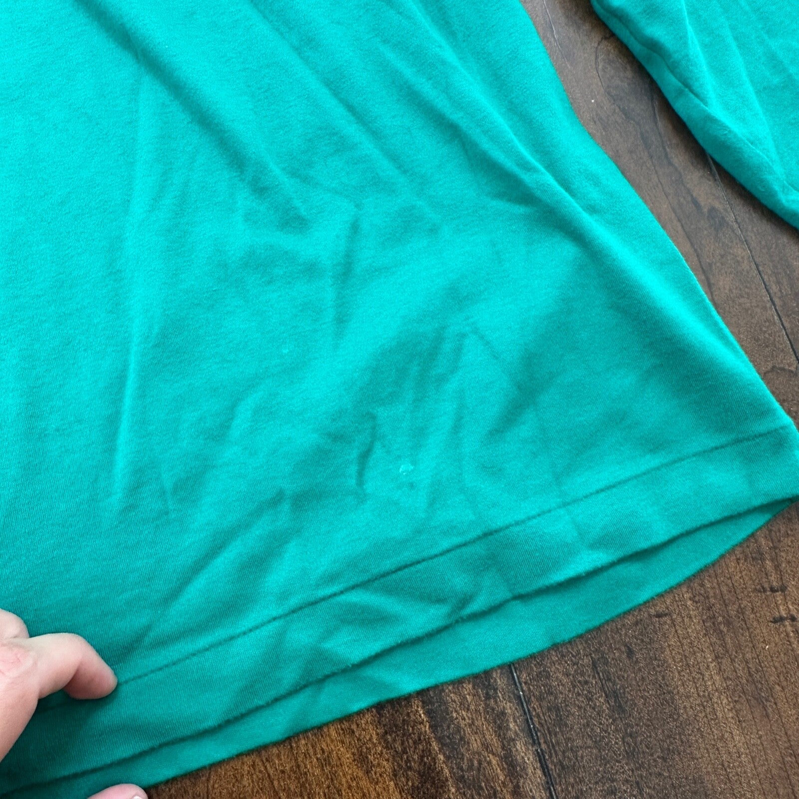 VTG Descente Mens Medium Green Long Sleeve Pullover Quarter Zip 80s 90s Japan