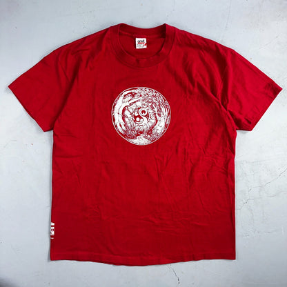 Survival Lines Earth VTG T Shirt Hippie Anvil Band Promo Trip 90s 2XL Tree Music