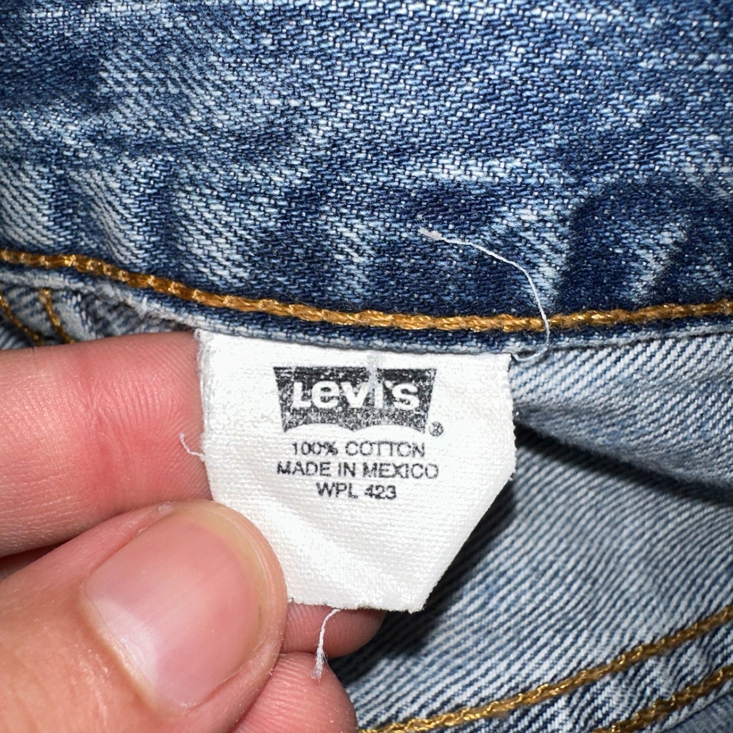 Levis 501 Vintage Y2K 90s XX Straight Leg Jeans Blue Light Wash 36x32 Act 35x31