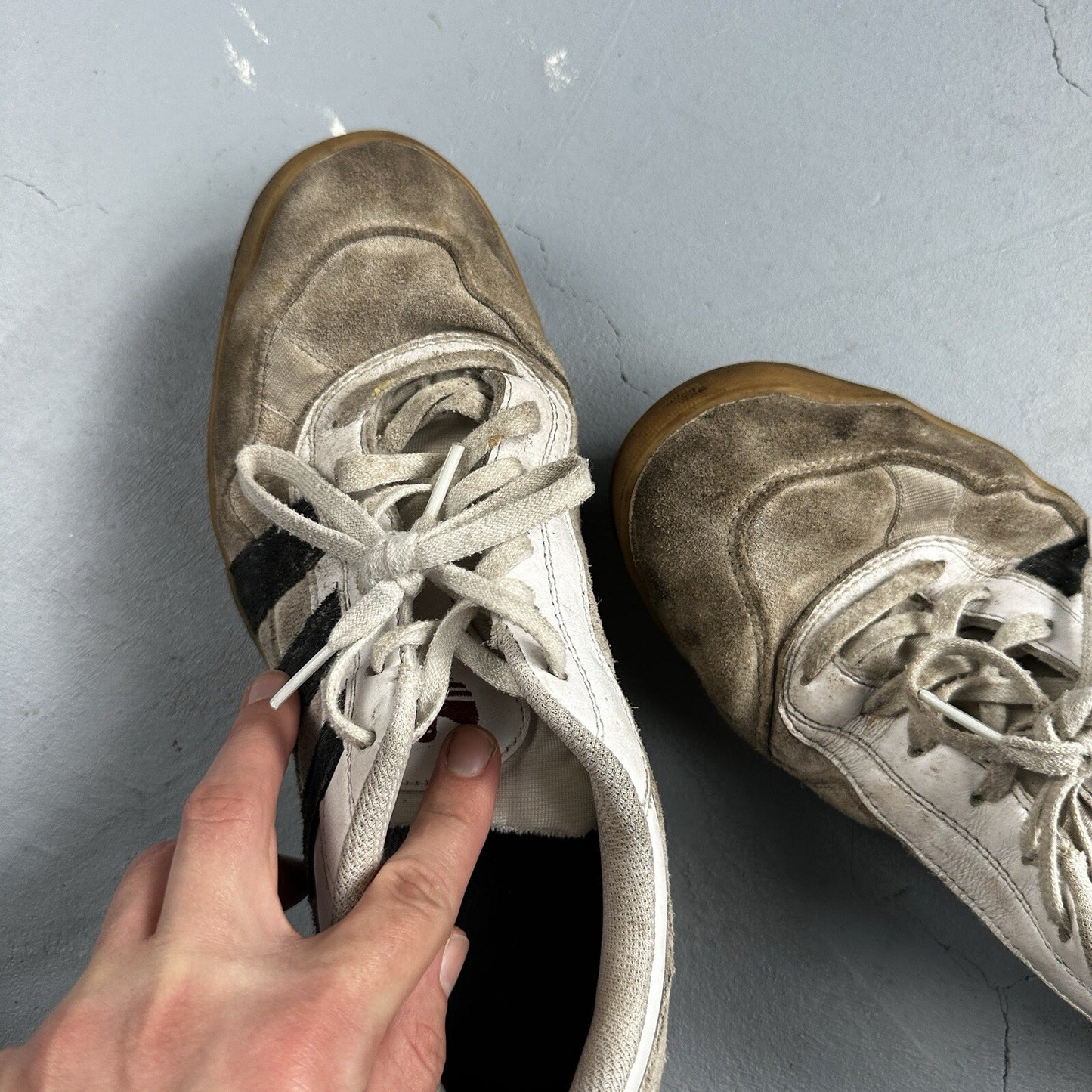 adidas x Mark Gonzales ALOHA SUPER IG5265 Low Top Sneakers US 9 White Used