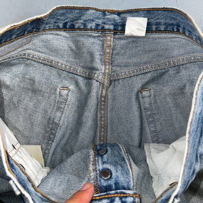 Levis 501 Vintage Y2K 90s XX Straight Leg Jeans Blue Light Wash 36x32 Act 33x30