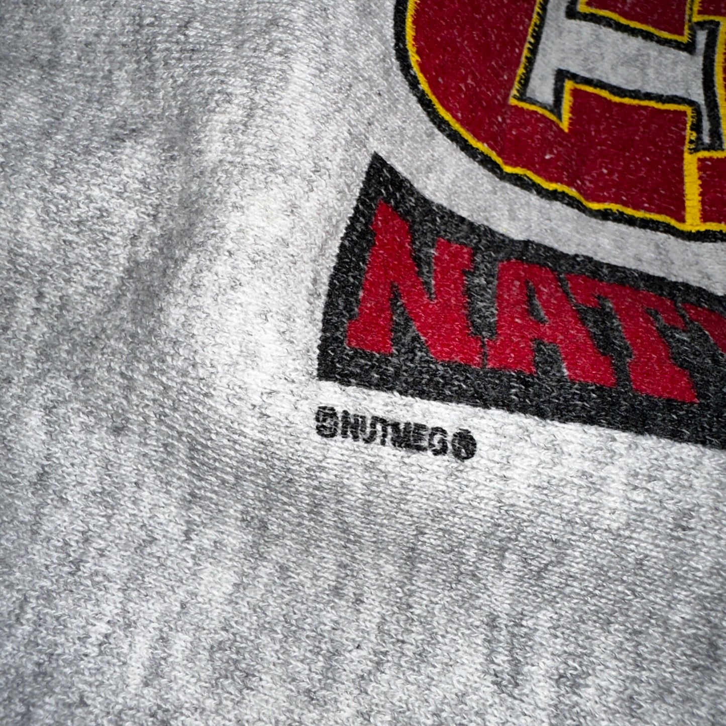 Lee Vintage NFL Kansas City Chiefs Crewneck KC Gray 90s XL USA Reverse Weave