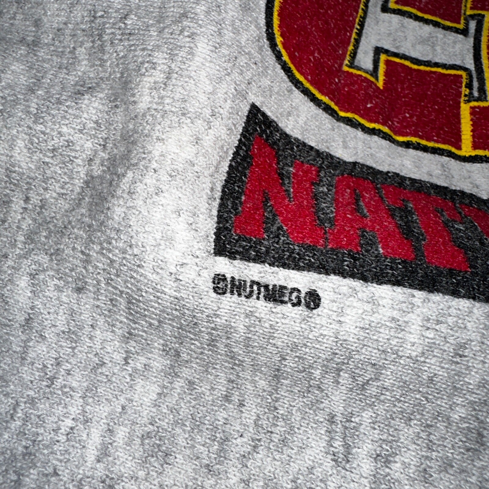 Lee Vintage NFL Kansas City Chiefs Crewneck KC Gray 90s XL USA Reverse Weave