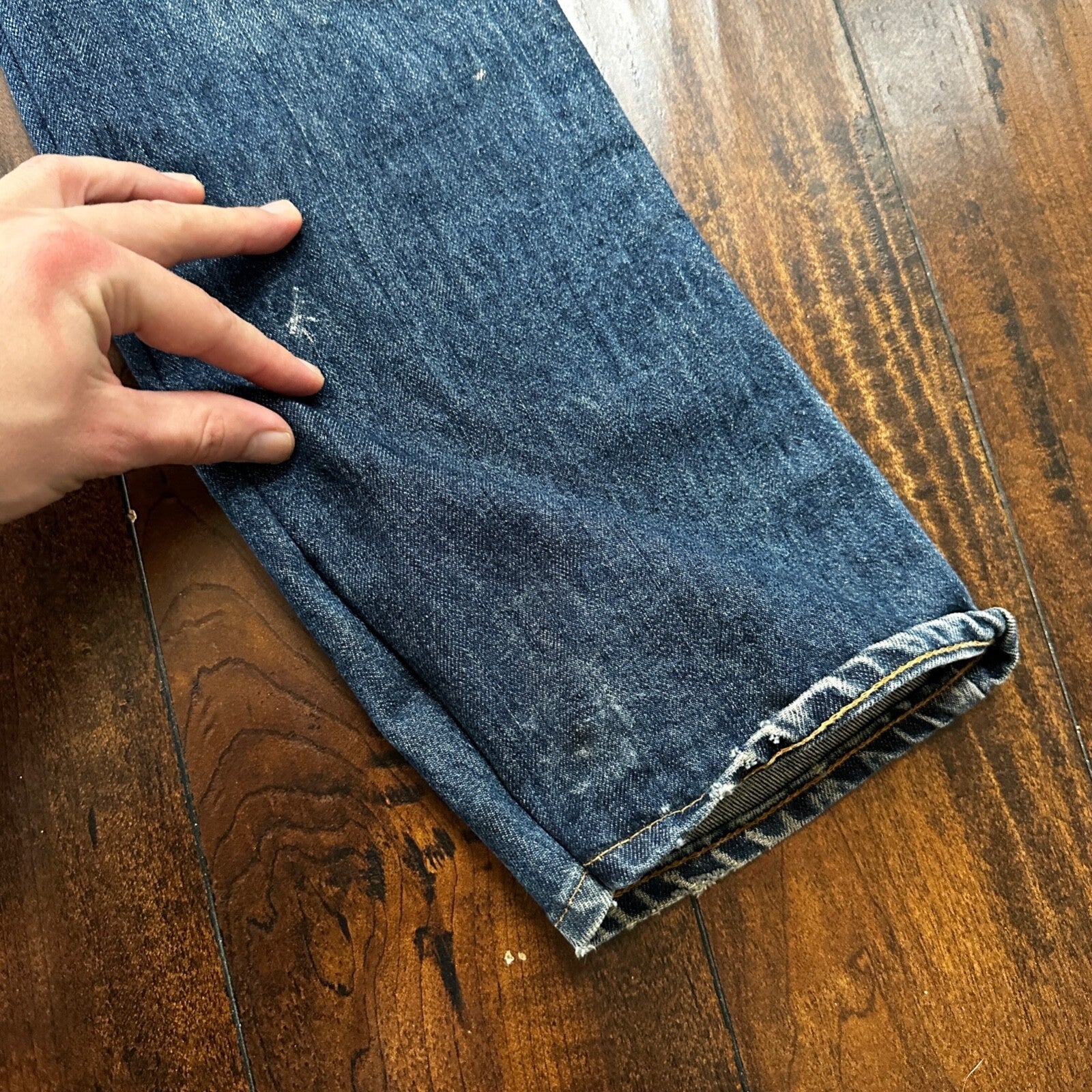 VTG 80s Levis Orange Tab 646 Bell Bottom Flares 33x31 Act 31x30 1980s 501