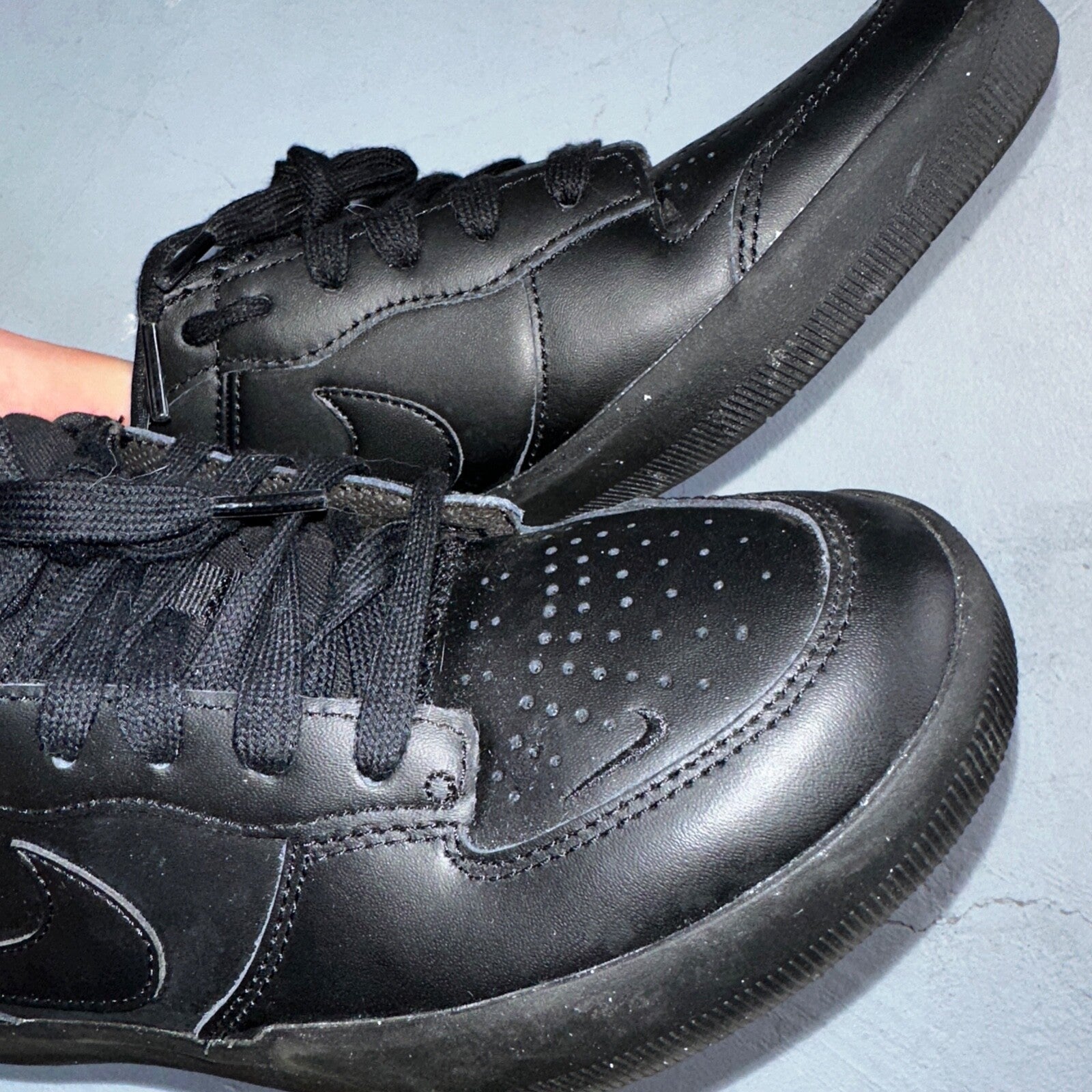 Nike SB Force 58 Premium Mens Size 7.5 DH7505-001 Black Casual Shoes Sneakers