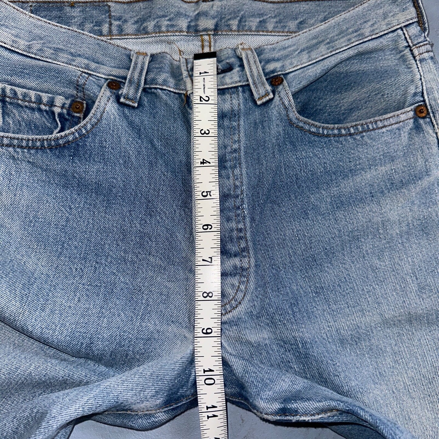 Levis 501 Vintage 80s Redline Selvedge USA XX Jeans Light Wash 30x36 Act 29x25