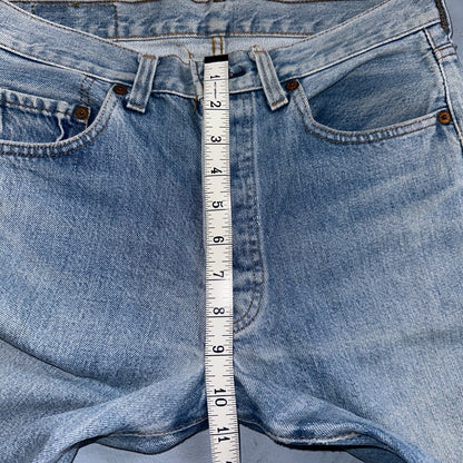 Levis 501 Vintage 80s Redline Selvedge USA XX Jeans Light Wash 30x36 Act 29x25