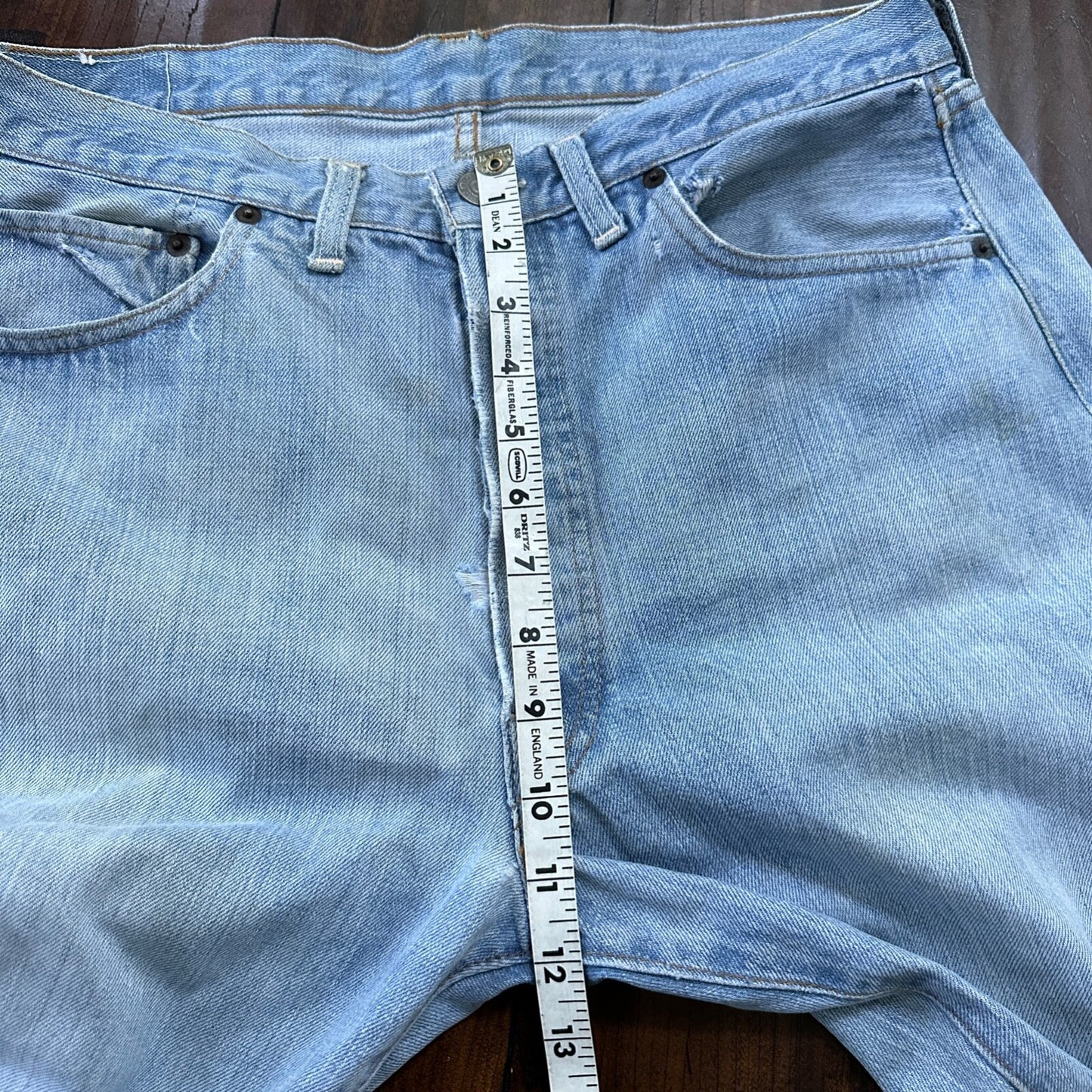 Vintage LEVIS 501XX Jeans Big E 1960s Denim Redline Selvedge 33x31 USA 60s 66
