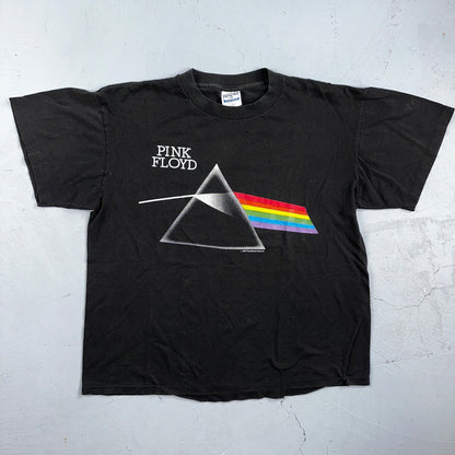 Vintage 1987 Pink Floyd Dark Side of the Moon USA T-Shirt Large Boxy 80s Rock