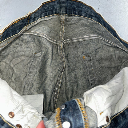 Levis 501 Vintage Y2K XX Straight Leg Jeans Blue Med Wash 34x34 Act 34x32
