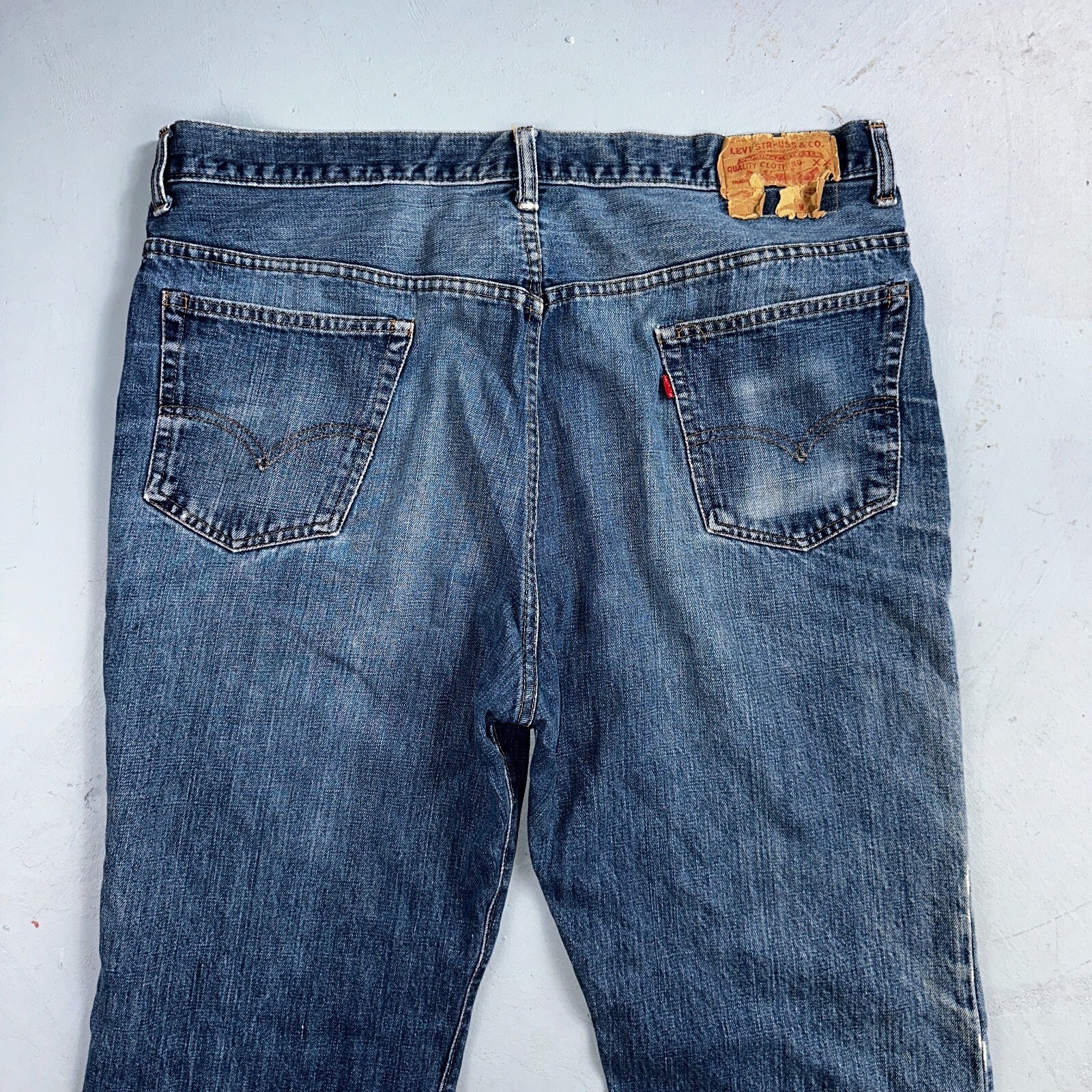 Levis VTG 517 0217 Jeans Mens 40x32 Blue Talon 70s USA Denim Single Stitch 38x31
