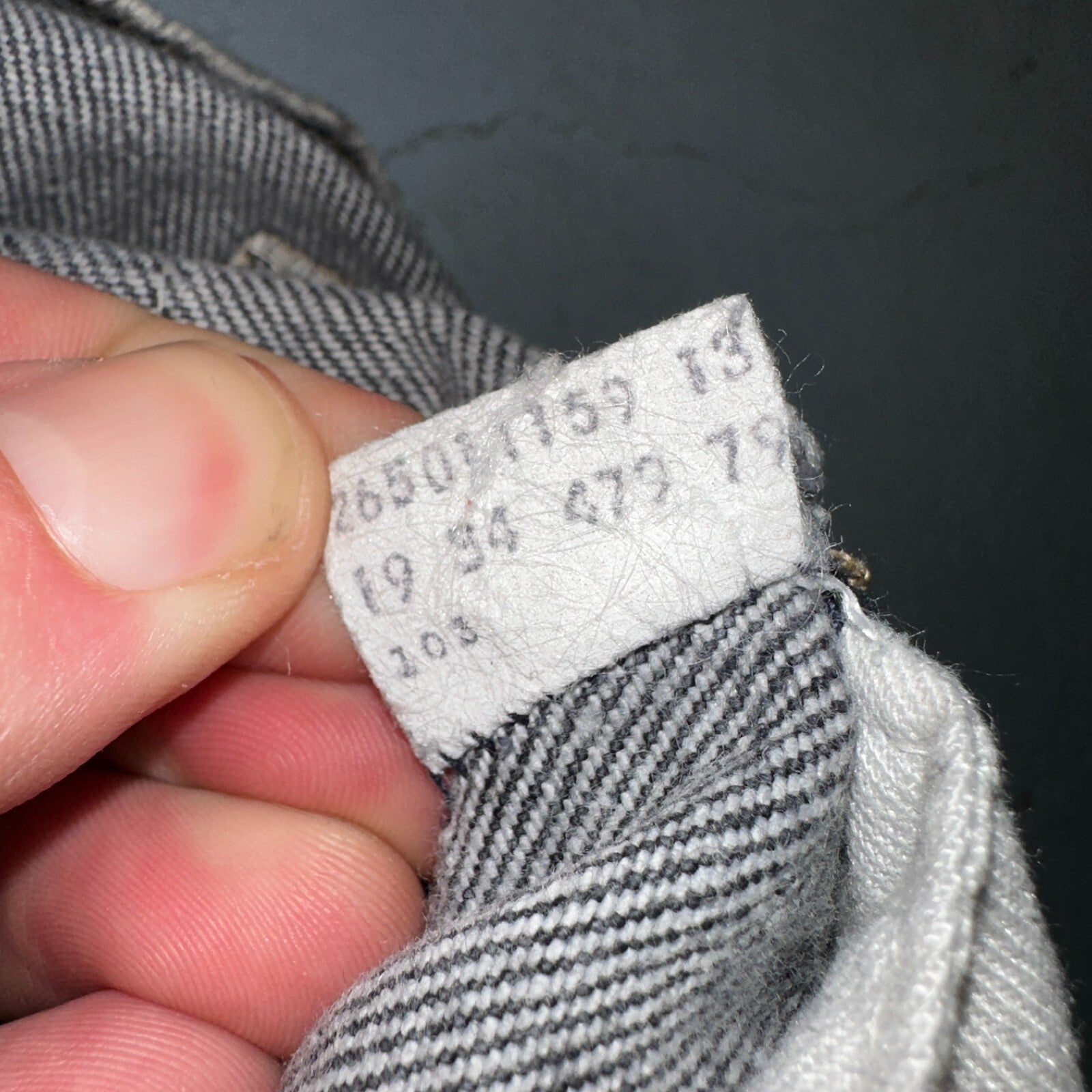 Levis 501 Vintage 80s USA XX Straight Leg Jeans Womens Faded Grey Wash Act 26x31