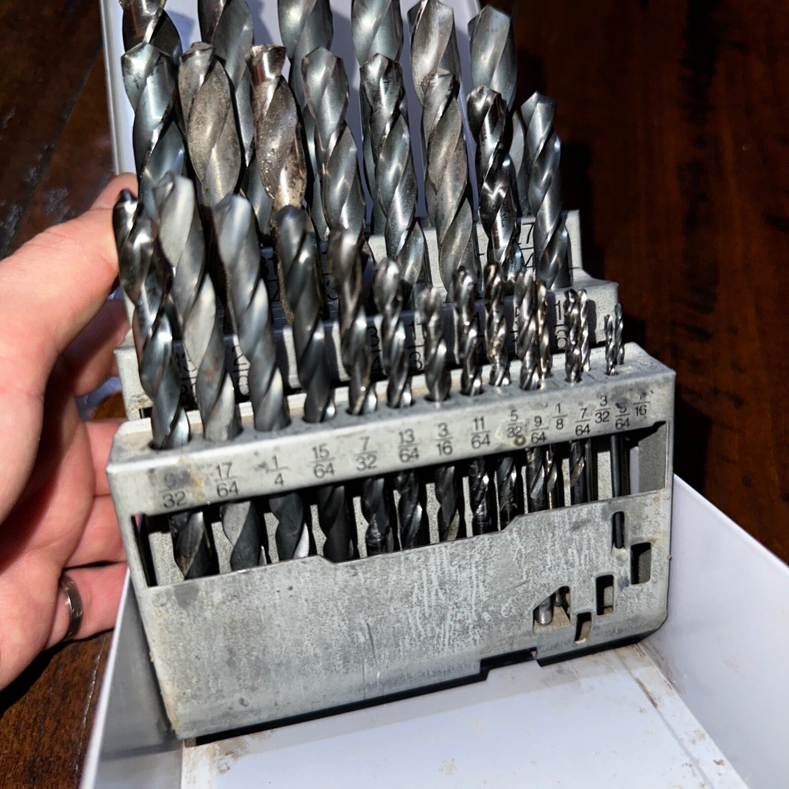 Triumph Drill 60 Piece Bit Set USA Industrial Grade Vintage Tools 1970s With Cas