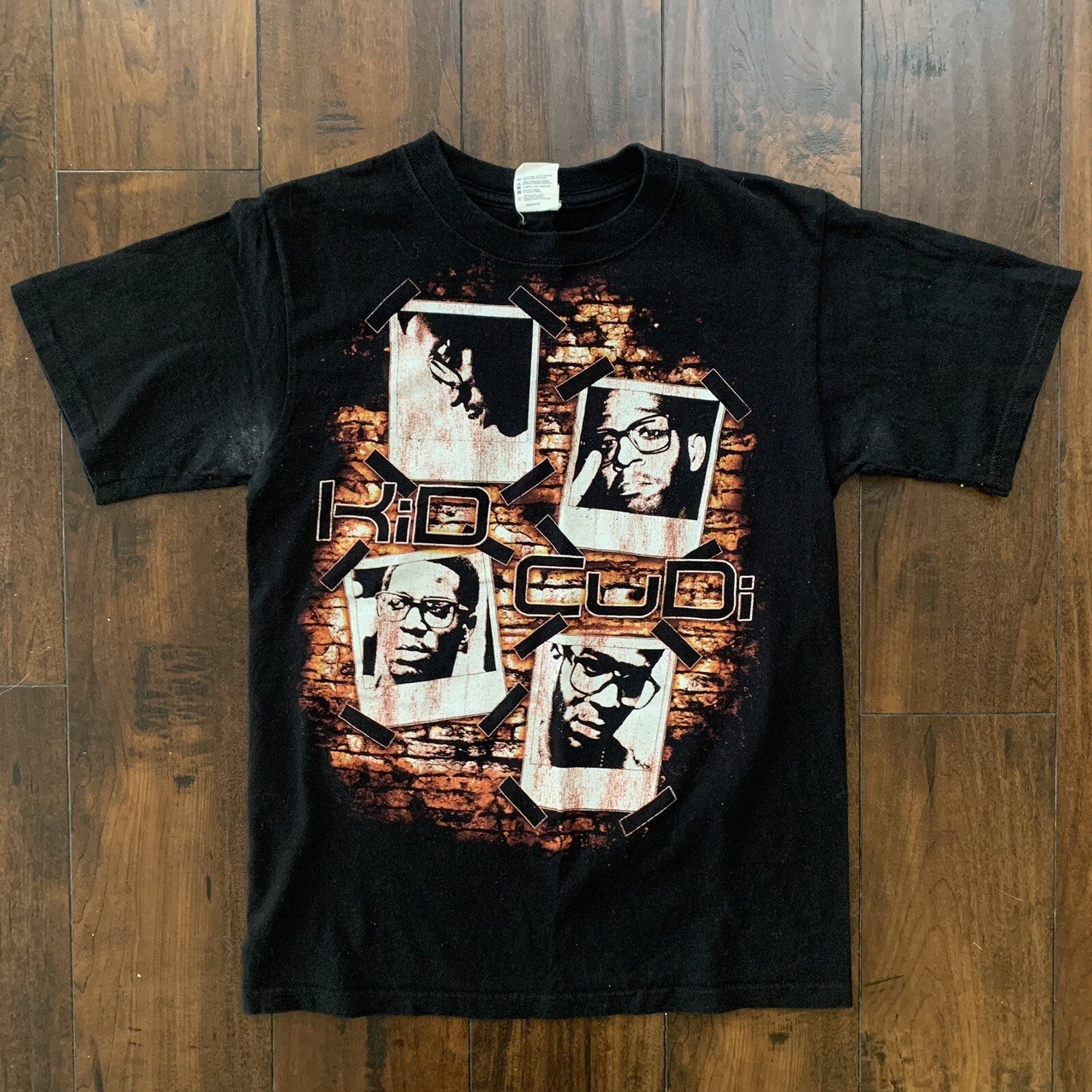 Kid Cudi Rare Y2K Vintage T Shirt Kanye West Travis Scott Rap AOP Music Band Tee