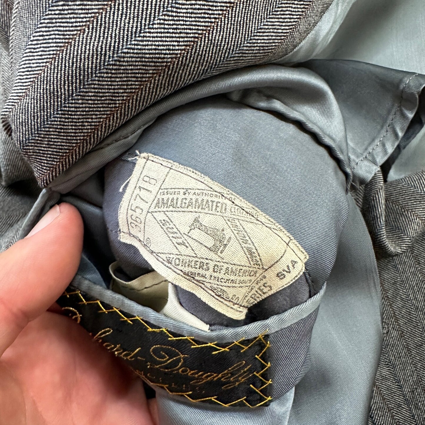 1960s 1970s Brown Striped Sport Jacket VTG Mens Suit 41 33x27 Rockabilly Wool