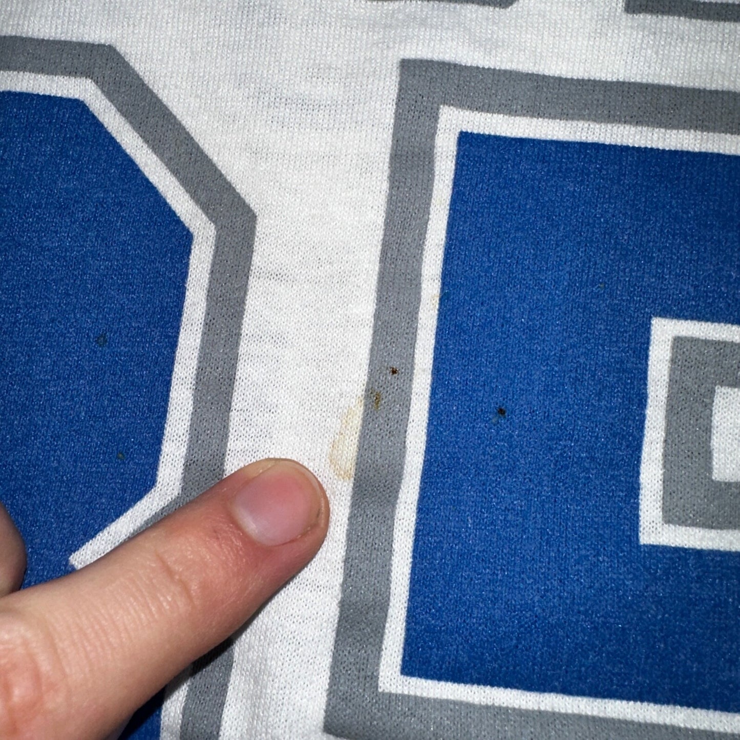 Kauai Hawaii 1985 VTG T Shirt 85 Jersey Style Tee Double Sided Graphic Numbers