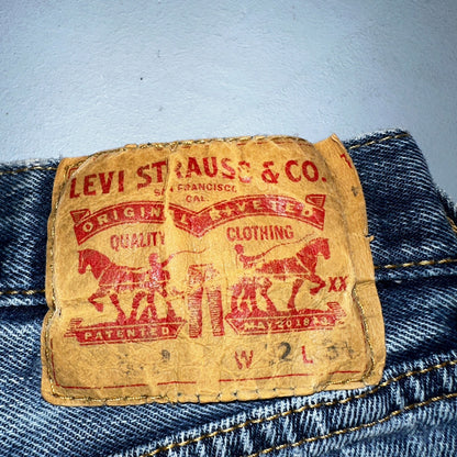Levis 501 Vintage Y2K XX Straight Leg Jeans 32x34 Med Wash 2000s Act 31x30