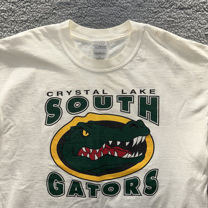 Crystal Lake South Gators Sports Football Vintage T Shirt Y2K Illinois Chicago