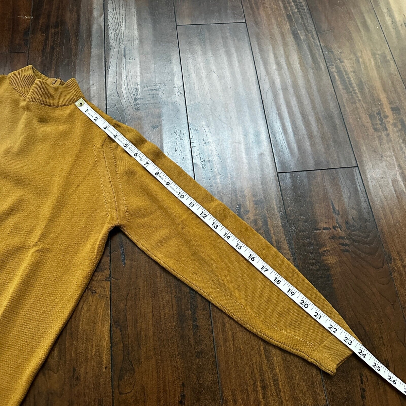 VTG 60s Pendleton Women’s Brown Pullover Sweater Long Sleeve Virgin Wool Size 36