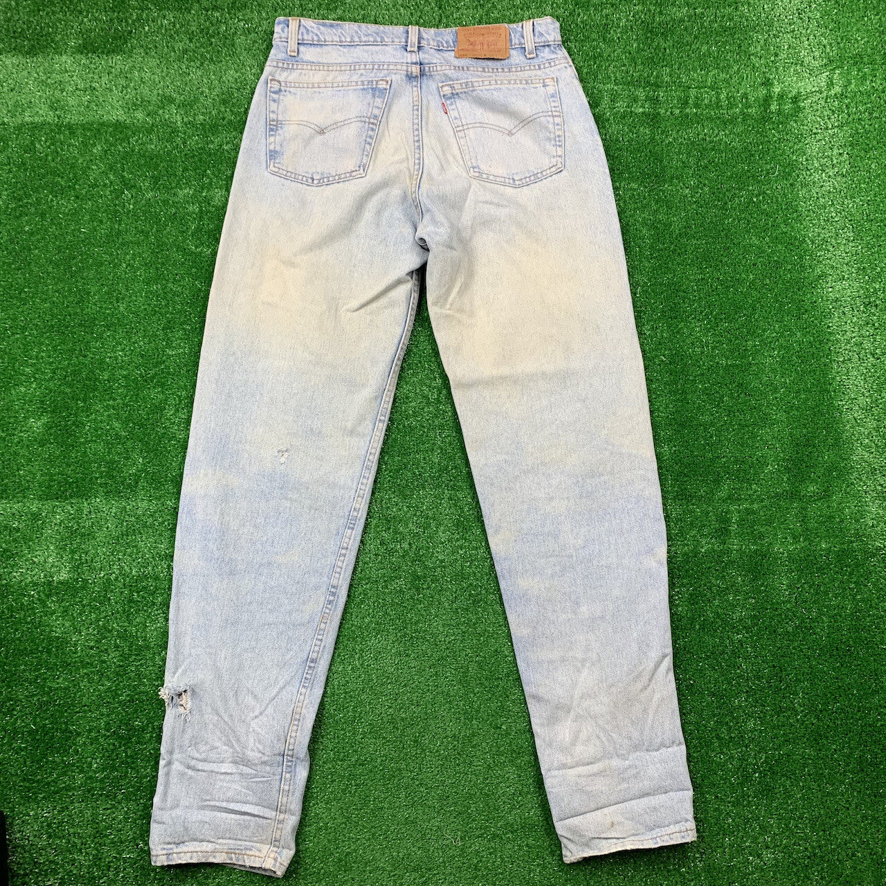 Levis 550 Vintage 90s Tapered Leg XX USA Jeans 34X36 Relaxed Fit Light Act 31x35