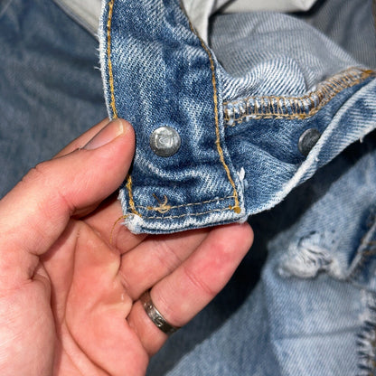 Levis 501 Vintage 80s Redline Selvedge USA XX Jeans Light Wash 32x34 Boot Cut