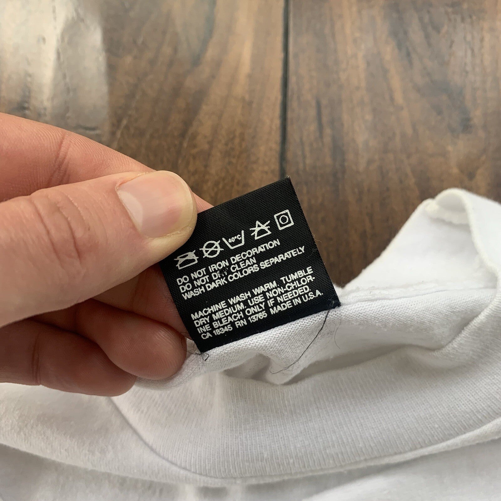 Michigan Vintage T Shirt 90s White FOTL Single Stitch Embroidery Rap Music Cool