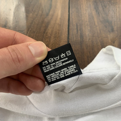 Michigan Vintage T Shirt 90s White FOTL Single Stitch Embroidery Rap Music Cool