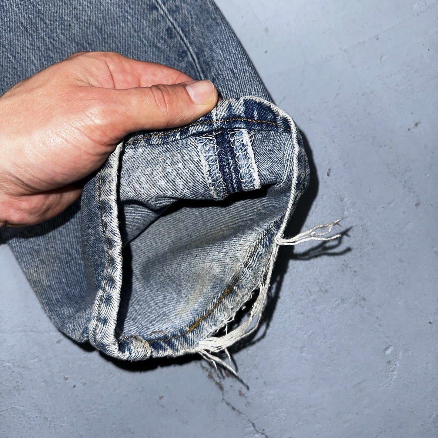 Levis 501 Vintage 90s Y2K XX Straight Leg Jeans Blue Med Wash 34x32 Act 33x31